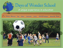 Tablet Screenshot of daysofwonderschool.org